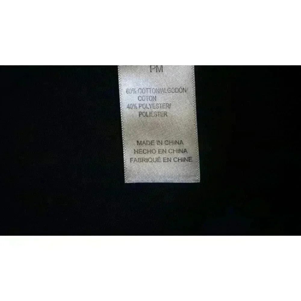 Alfred Dunner Petites Embroidered Bell Sleeves Knit Top - PM Size, Navy Blue - Picture 5 of 14